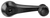 Window Crank Handle, Black Nylon, Replaces Ford E2GZ-6723342A
