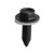 1/4"-20 Black Mirror Mounting Screw With Nylon Washer, for GM 14007510 (Qty: 25)