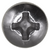 Tapping Screw #6 x 1/2", Phillips Pan Head, 18-8 Stainless Steel (Qty: 100)