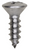 Tapping Screw #12 x 3/4", Phillips Oval Head, 18-8 Stainless Steel (Qty: 50)