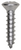 Tapping Screw #12 x 1", Phillips Oval Head, 18-8 Stainless Steel (Qty: 50)