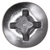 Tapping Screw #12 x 1", Phillips Oval Head, 18-8 Stainless Steel (Qty: 50)