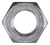1/2"-13 Hex Nut, 7/16" Thick, 18-8 Stainless Steel (Qty: 25)