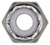 #8-32 Nylon Insert Lock Nut, 18-8 Stainless Steel (Qty: 50)