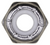 #10-24 Nylon Insert Lock Nut, 18-8 Stainless Steel (Qty: 50)