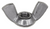1/4"-20 Wing Nut, 18-8 Stainless Steel (Qty: 25)