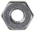 #10-24 Hex Machine Screw Nut, 18-8 Stainless Steel (Qty: 100)