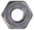 #10-32 Hex Machine Screw Nut, 18-8 Stainless Steel (Qty: 100)