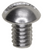Machine Screw #8-32 x 1/4", Slotted Round Head, 18-8 Stainless Steel (Qty: 100)