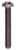 Machine Screw #8-32 x 1", Slotted Round Head, 18-8 Stainless Steel (Qty: 100)