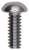 Machine Screw #10-24 x 1/2", Slotted Round Head, 18-8 Stainless Steel (Qty: 100)