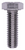 Cap Screw 5/16"-18 x 1", Hex Head, 18-8 Stainless Steel (Qty: 25)