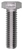 Cap Screw 3/8"-16 x 1-1/4", Hex Head, 18-8 Stainless Steel (Qty: 25)