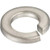 1/2" Medium Split Washer, 0.125" Thick, 7/8" OD, 18-8 Stainless (Qty: 50)