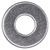 #6 Flat Washer, 0.03" Thick, 9/64" ID, 3/8" OD, 18-8 Stainless Steel (Qty: 100)