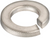 #10 Medium Split Washer, 0.047" Thick, 21/64" OD, 18-8 Stainless (Qty: 100)