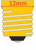 Four Bulbs 25T8C Clear 25 Watt 120 Volt 25T8 Candelabra Base 25W, Microwave etc