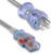 LOCKING Hospital Grade 10 feet AC Power Cord, IEC, 10A, Vibration / Pull Proof