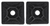 Cable Tie Mount, 4-way Entry, Adhesive Backed, Black Nylon (Qty: 10)