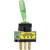 Illuminated Toggle Switch - Green, 12V, up to 20A, On/Off (SPST)