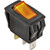 Illuminated Rocker Switch-Amber