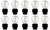 Box of 10 #4057LL Auto Bulb 4057 Long Life Lamp 4057K