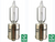 2 pieces #796 Auto Halogen Bulb 12.8V 35W