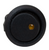 LED Rocker Switch, Round, Amber, Panel Mount, Snap-In, SPST, 6 to 12 Volt 20 Amp