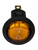 Amber LED Rocker Switch, Round, Panel Mount, Snap-In, SPST, 6 to 12 Volt, 20 Amp
