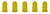 Yellow Bulb Cover Cap Boots, 5-Pack, 4mm, T1.25, fits 8640