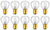 10 Bulbs 36 Volt 40 Watt, BAY15d base 36V 40W 56551-12240-71 for Toyota Forklift