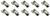 10 pcs Bayonet Lamp Bulb Sockets for bulbs with 9mm bayonet base (BA9s)