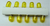Box of 10 #44Y #44 Yellow Lamp Auto Bulb Automotive Lightbulb, 6.3V, 1.58W, BA9s