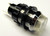 Lamp Holder, 22mm dia chrome bezel, 19mm hole, E12 bulb socket, Clear Lens
