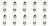 Candlepower CPI2690 Festoon Bulb (#3175), 12 Volt, 10W, SV8.5 Base, Box of 10