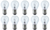 Box of 10 #3015 Lamp Auto Bulb Automotive Lightbulb