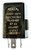 3-Prong Electronic Turn Signal Flasher Relay EF43, Three Pins, Square, 45 Amps