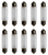 NARVA 17185 Festoon Lamp, 24 Volt, 5 Watt, SV8.5 Festoon Base