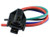 Connector Socket Pigtail 6" for 4-Prong Flashers and Relays, 16 / 14 ga, AR401C