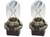 TWO (2) pieces PC579 Lamp Bulb Auto Map, Dome, Courtesy Lightbulb WITH PCB BASE