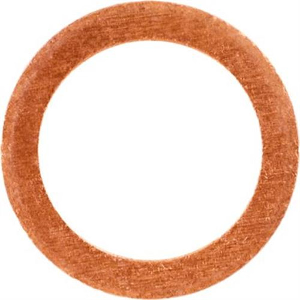 Copper Washer 9/16" ID, 13/16" OD, 3/32" Thick (Qty: 25)