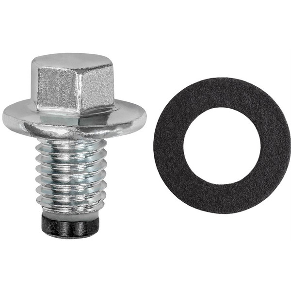 Magnetic Oil Drain Plug M12-1.75 With Gasket (Qty: 2)