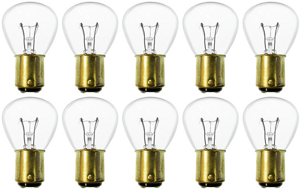 #1062 Bulb, 40 Volt, 36.8 Watt, BA15d (double-contact) Bayonet, RP11, Box of 10