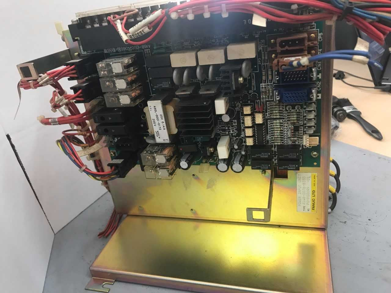 Fanuc A14B-0076-B355 Power Input Unit with Fuji FMC-3 Magnetic