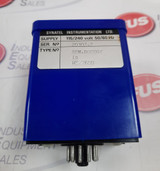 Blue 409 Synatel SSM.BOSSGT 115/240v Time Delay Relay with silver terminals and product label.