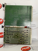 Pressco 8134-EK-05-00 REV B communication board with green circuit board and various components.
