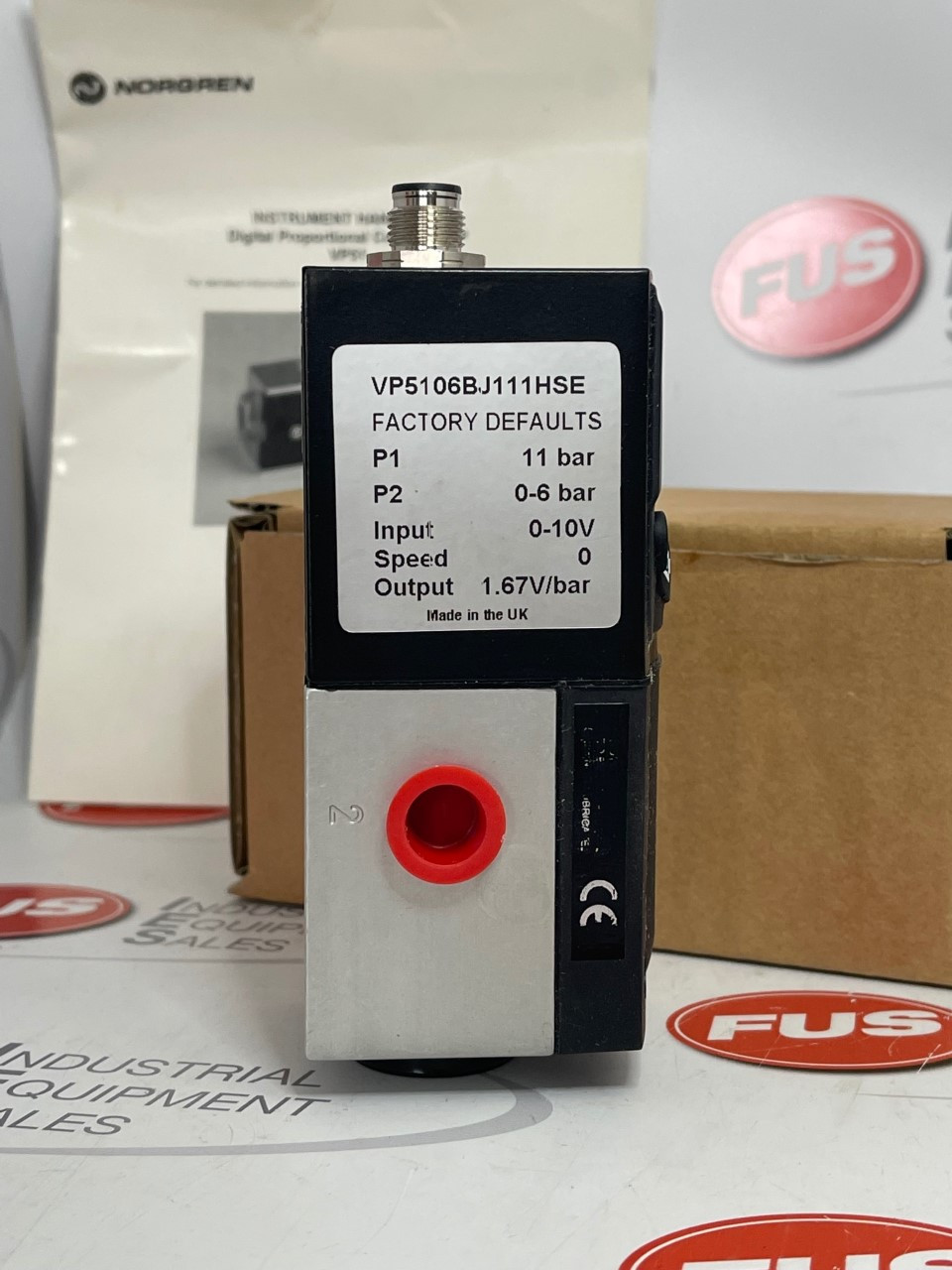 VP5106BJ111HSE Digital Proportional Control Valve FUS Industrial