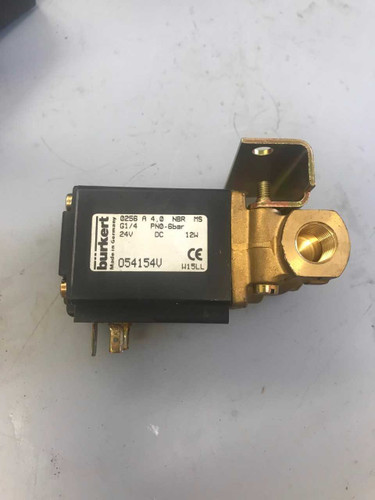 Burkert 054154V 2/2 Solenoid Valve, Direct Acting, G 1/4, 24V DC - Unused