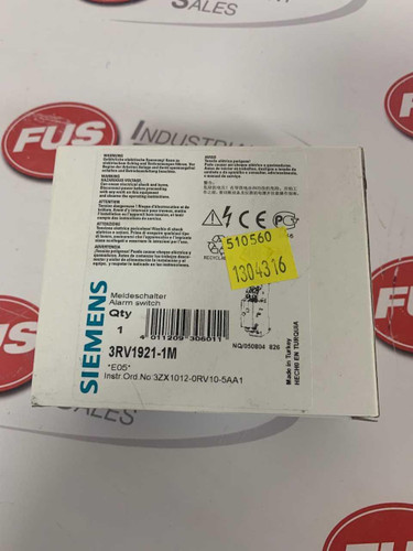 SIEMENS 3RV1921-1M High-quality industrial automation spare parts for machine maintenance and repair.