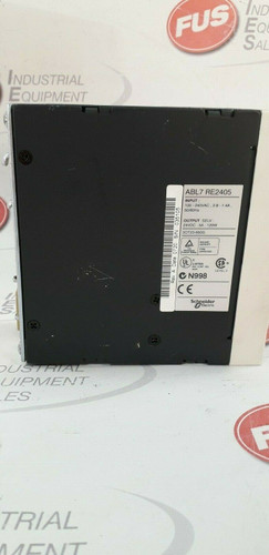 Telemecanique ABL7 RE2405 Regulated Power Supply, Out 24VDC, 5A Used